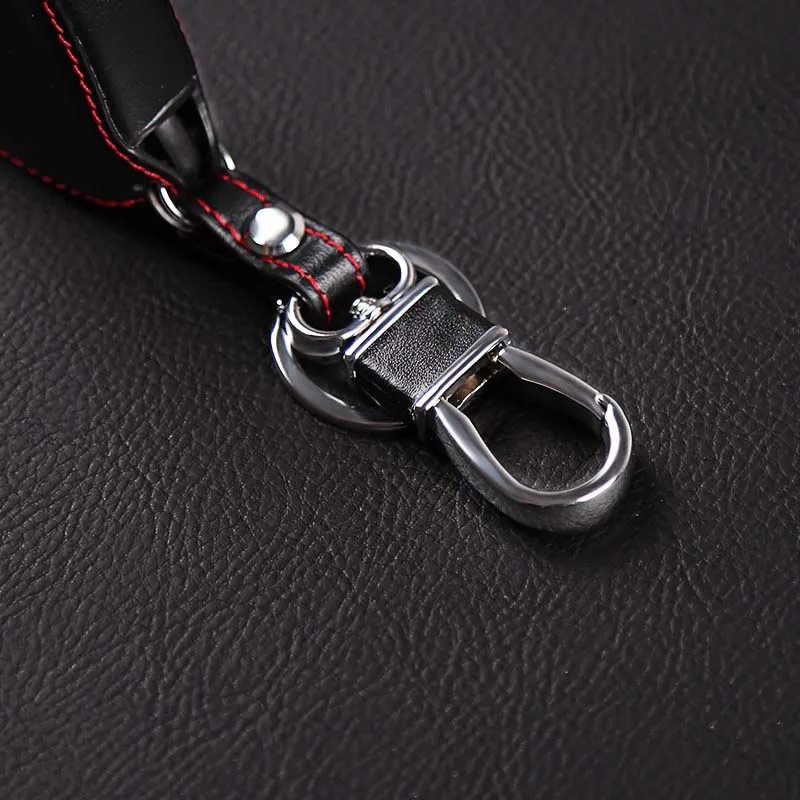 High Quality genuine leather car key cover styling fit for Jeep wrangler Compass Liberty | Автомобили и мотоциклы