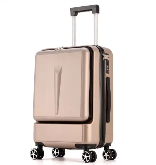 gold Travel tale 2" дюймовый вращающиеся колеса для ноутбука на колесиках ABS жесткий ручного багажа чемодан дорожная сумка на колесах - Цвет: gold