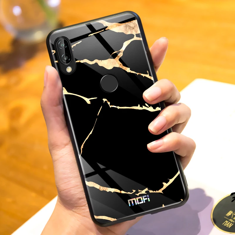 Для huawei P20 lite чехол MOFI для nova 3e мраморный закаленное стекло P20lite полный Чехол