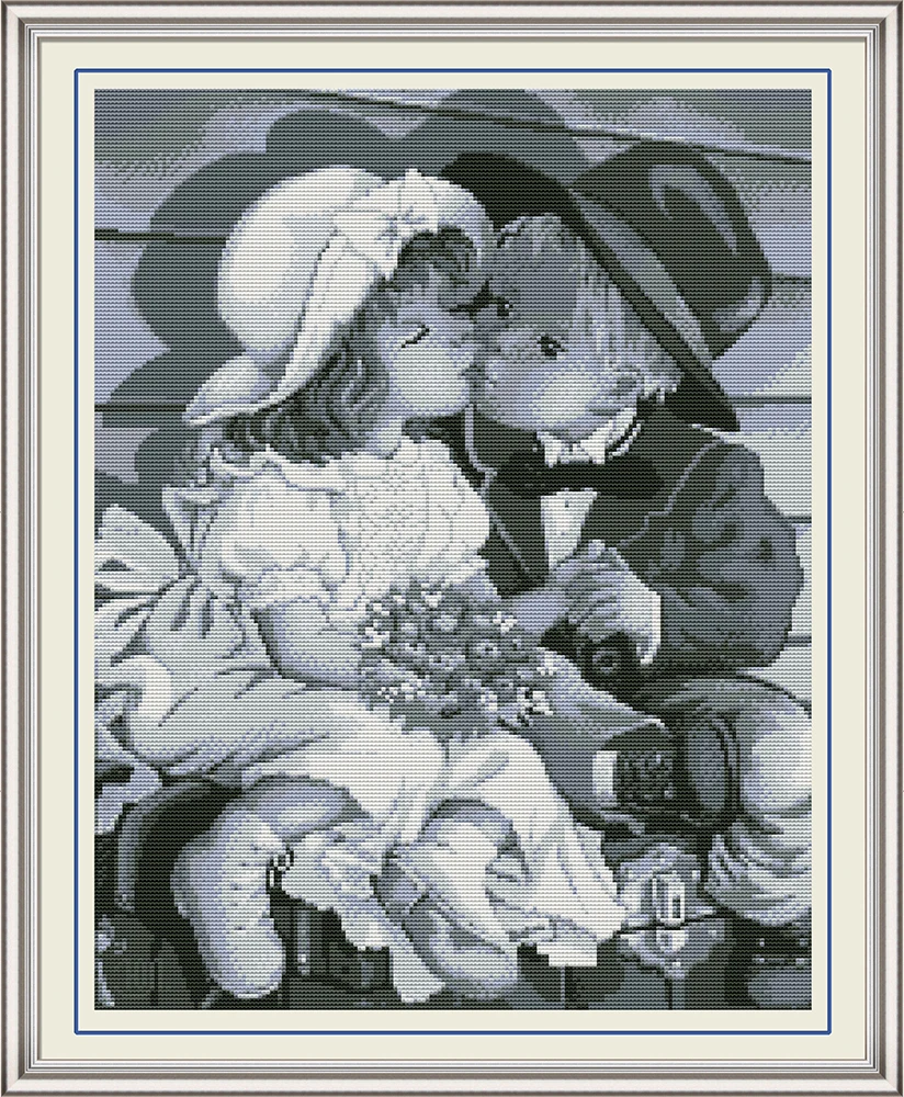 

Childhood 5 cross stitch kit aida 14ct 11ct count print canvas cross stitches needlework embroidery DIY handmade RA226