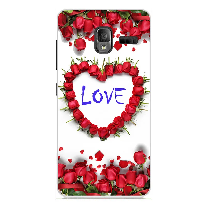 Чехол для lenovo A850 плюс a850 + крышка красивый цветок растений оригинальный жесткий