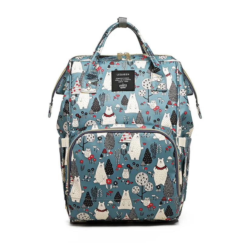 Maternity Bag 23 41 цвет рюкзак для мамы Lequeen Детская сумка с защитой от потери на молнии детские сумки для мамы сумка для беременных для коляски bolsa maternidade - Цвет: Maternity Bag 23
