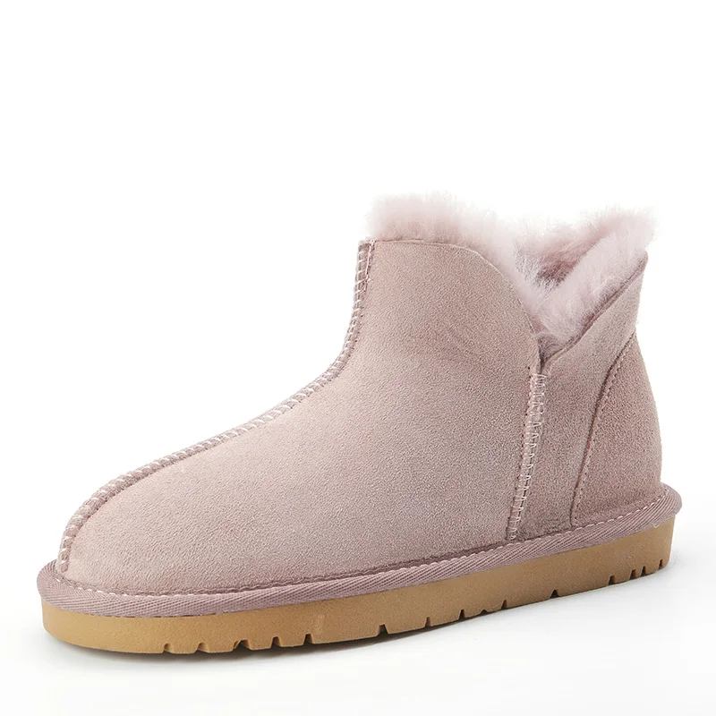 SWYIVY/зимние сапоги женская обувь из натуральной кожи с шерстяным мехом коллекция