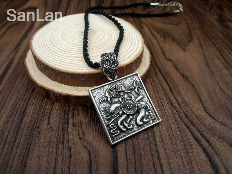 12 шт. odin Норвежское ожерелье викингов подвеска Бога SanLan|viking necklace|norse vikingnecklace charm |