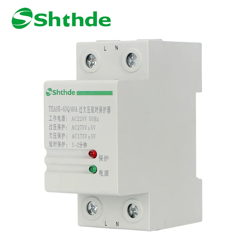 Shthde Самовозвр над и под напряжением времени задержки протектор бытовой высокого