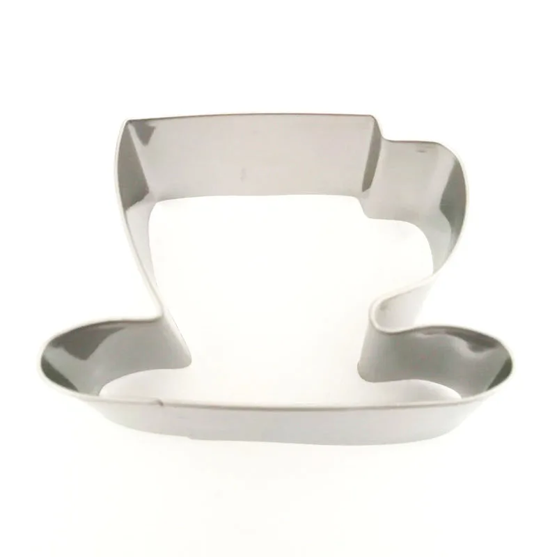 2pcs Teapot Tea Cup Cookie Cutter Set Stainless Steel Pastry Fondant Biscuit Tools Baking Accessories | Дом и сад