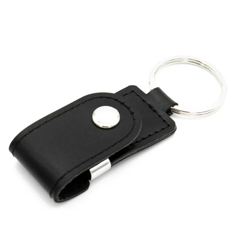 Горячая Распродажа металлический кожаный брелок Флешка usb флеш-накопитель 32 ГБ 8 ГБ USB 2,0 коммерческий usn флеш-накопитель карта памяти - Цвет: A