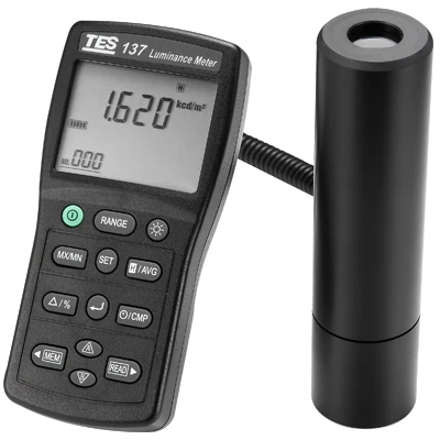 TES 137 измеритель яркости с двойным дисплеем 4 значный ЖК дисплей TES137!!