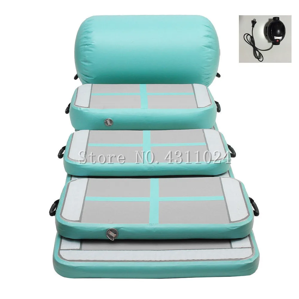 

Free Shipping Inflatable Gymnastics Tumbling Mat Air Tumbling Track Set Air Floor Mat Inflatable Air Track For Home/Cheerleading