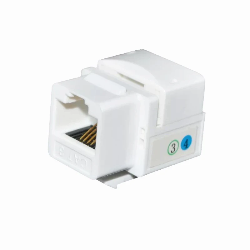 

RJ11 CAT3 Телефонный Keystone Jack кабель адаптер 6P4C женский модульный для телефонных сетевых кабелей