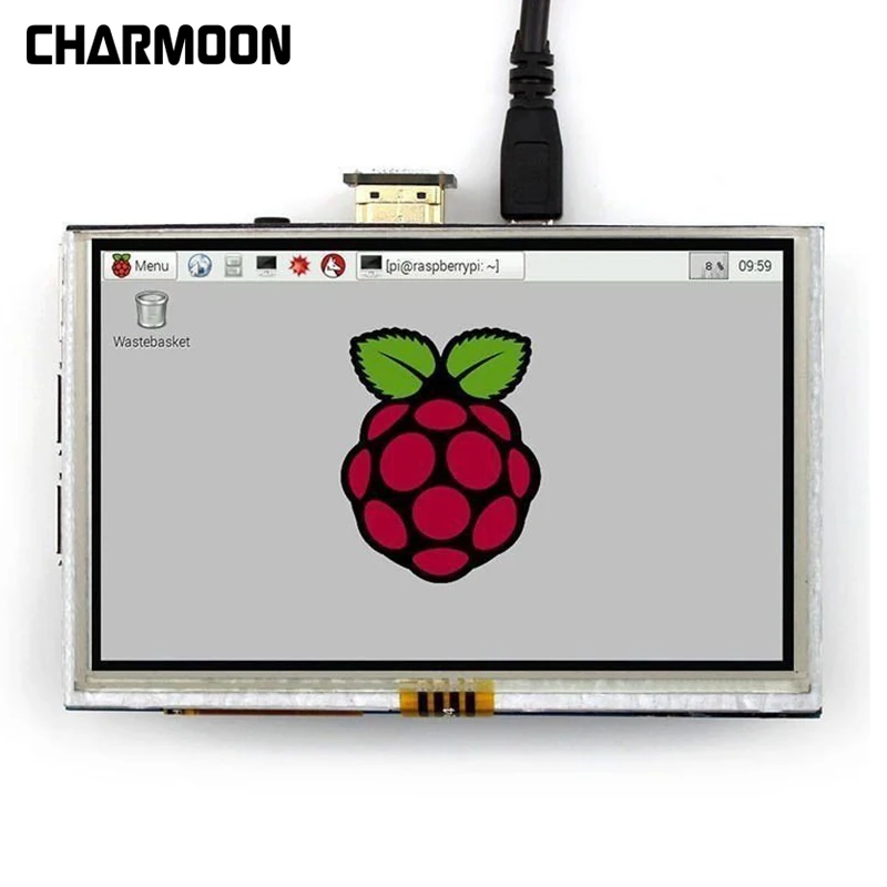 7-дюймовый емкостный 5-точечный сенсорный экран 800x480 TFT ЖК-Дисплей HDMI модуль для