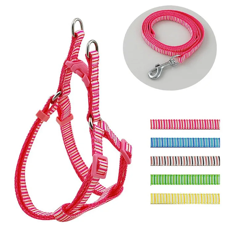 Поводок для щенков из мягкого нейлона в Вертикальную Полоску | Дом и сад