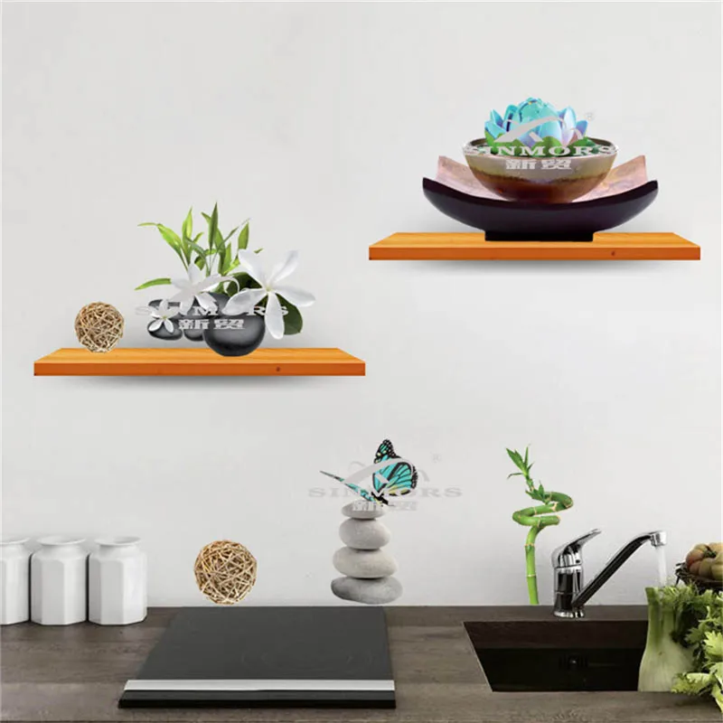 3D бамбуковый камень цветок лотоса искусственное украшение для гостиной|nature wall