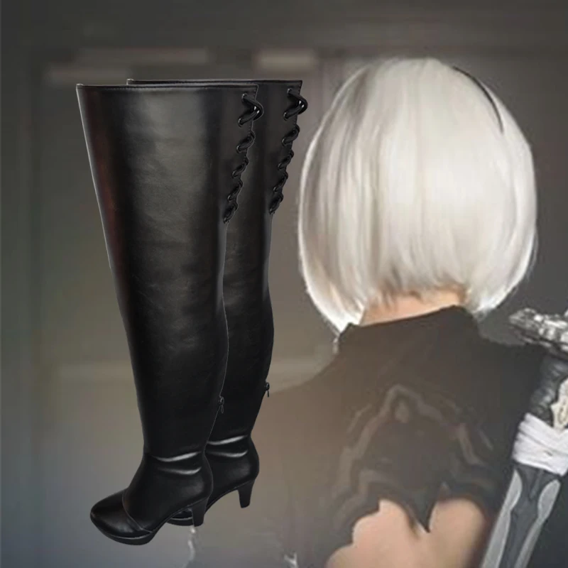 NieR: Automata YoRHa No. 2 Тип B костюм унисекс для костюмированной вечеринки модная женская