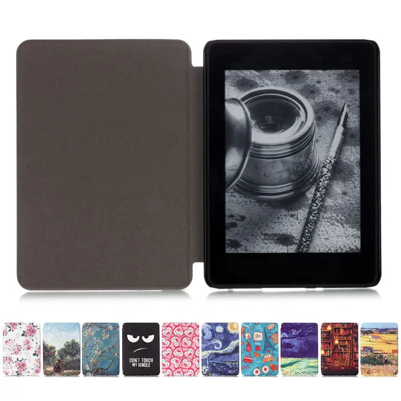 Мягкий чехол из ТПУ для Amazon Kindle Paperwhite 4 умный с рисунком электронной книги Paperwhite4