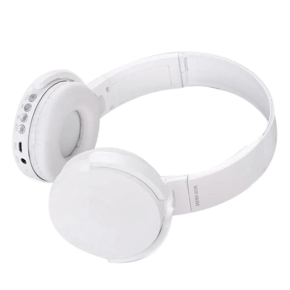 AAAE Kubite 350BT активные беспроводные bluetooth-наушники с шумоподавлением с Микрофоном Hi-Fi стерео гарнитура глубокий бас над ухом - Цвет: White