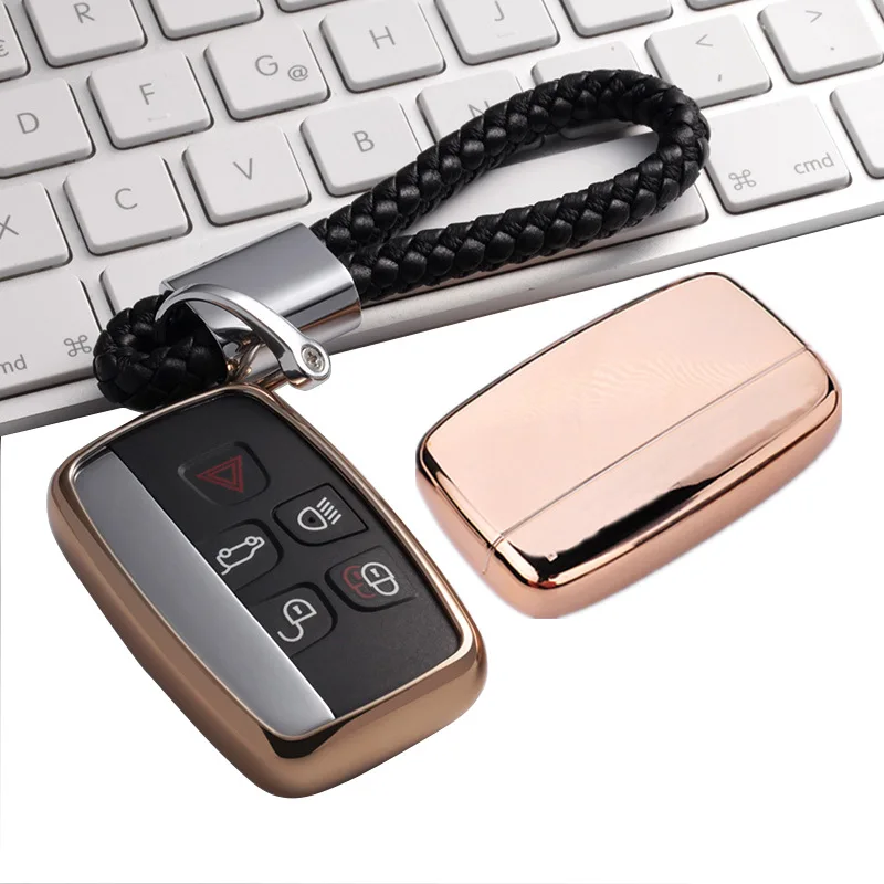 TPU Car Key Case Cover For Land Rover A9 Range Sport Evoque Freelander 2 Jaguar XE XJ XJL XF C-X16 V12 Guitar F X Type | Автомобили и