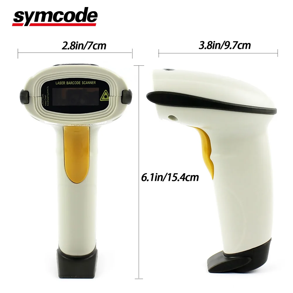1D Handsfree автоматический сканер штрих кода Symcode USB лазерный проводной считыватель