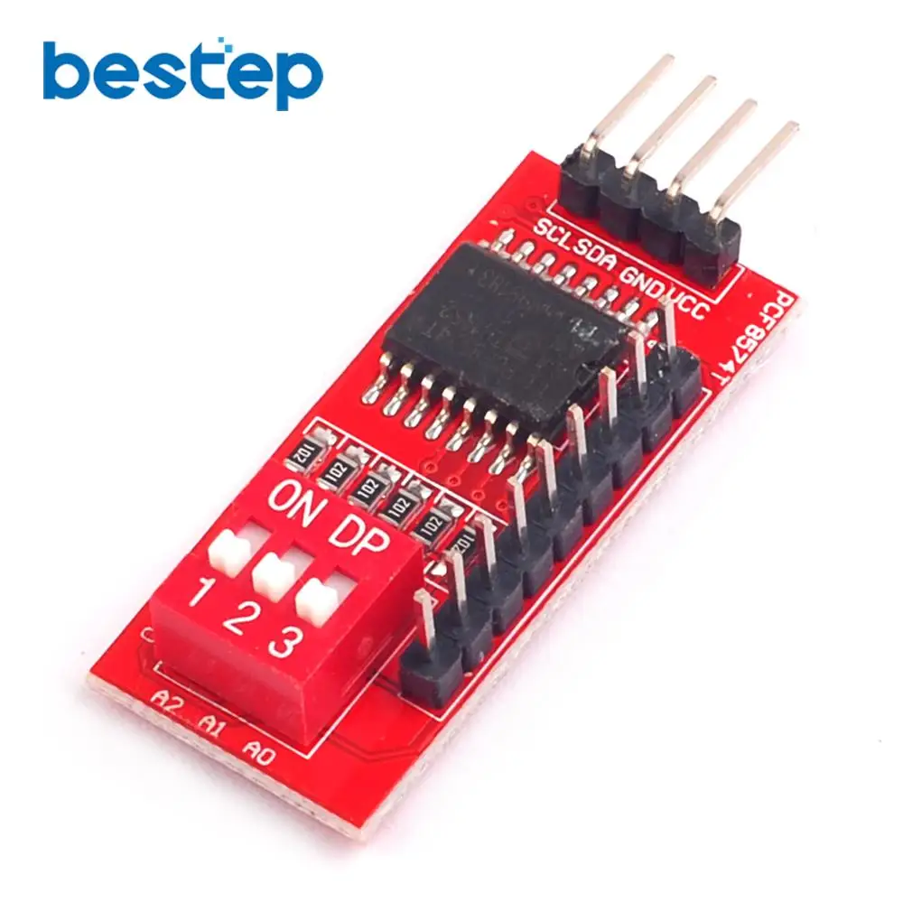 PCF8574 PCF8574T I/O для интерфейса порта I2C Поддержка каскадного расширенного модуля |