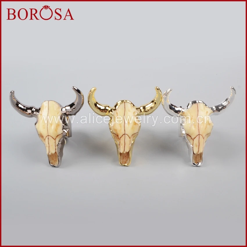 Кольцо BOROSA Longhorn из смолы с роговым кольцом для крупного рогатого скота