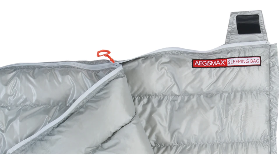 AEGISMAX E длинный 200x80 см Открытый Кемпинг конверт типа 800FP белый гусиный пух три сезона спальный мешок