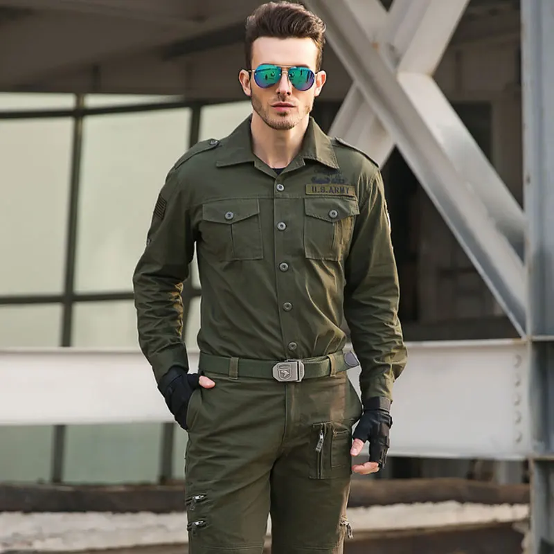 Мужская тактическая рубашка 101 Airborne Division армейская топ бомбер камуфляжная одежда
