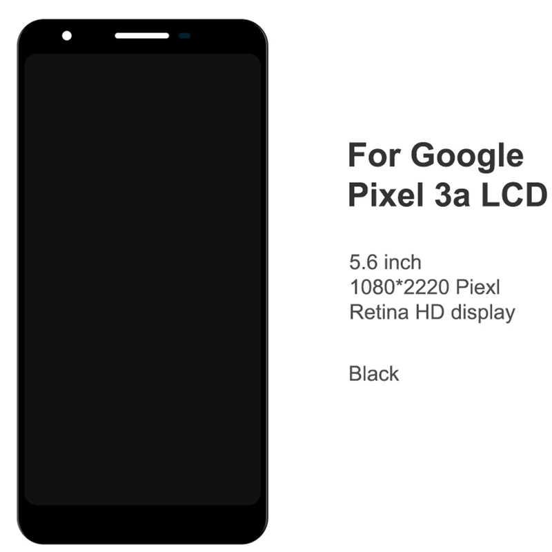 ЖК-экран для Google Pixel 3A G020F 5," Pixel 3A XL 6,0" ЖК-дисплей сенсорный экран панель дигитайзер сборка Ремонт Замена