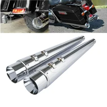 Мотоцикл " МегаФон выхлопные трубы глушители слипоны для Harley Bagger Touring модели 1995- Road King Electra Glide Мотоцикл " МегаФон выхлопные трубы глушители слипоны для Harley Bagger Touring модели 1995- Road King Electra Glide