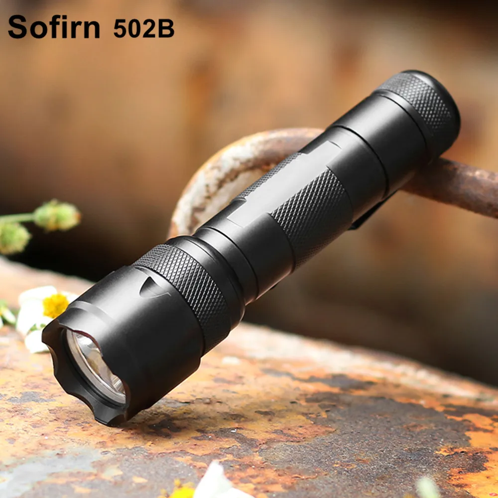 Sofirn 502B Мини светодиодный фонарик 18650 Cree 5 режимов EDC Penlight 850LM карманный тактический