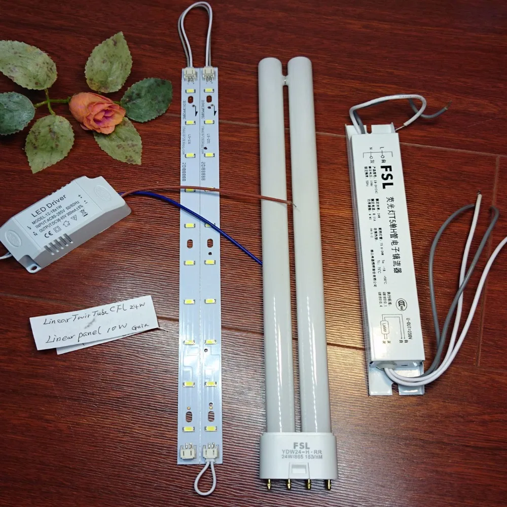 20 светодиоды дооснащения Панель (с LED Driver) заменить 24 Вт 2G11 (4-pin) компактный