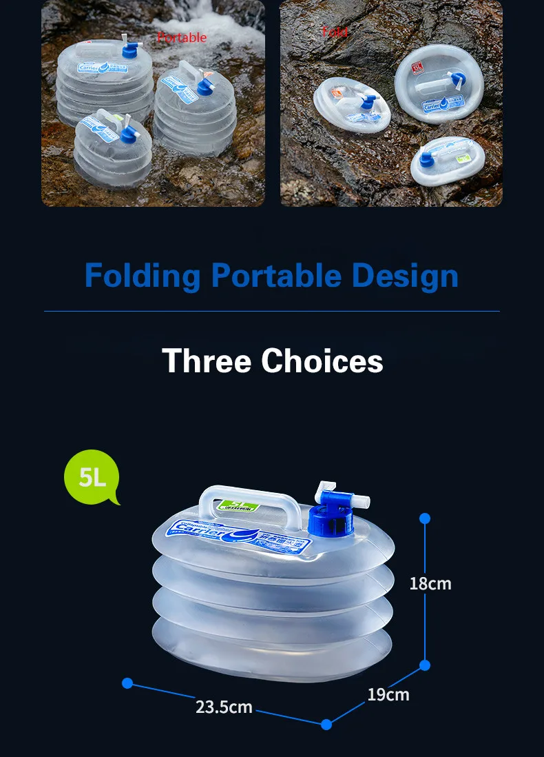 Naturehike открытый контейнер для воды складной мешок для воды складная бутылка для воды портативный 5L 10L 15L ведро с краном Открытый Кемпинг