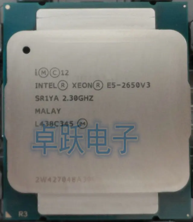 Оригинальный процессор для ЦП V3 2650 e5 22 нм 2 3 ГГц десять ядер рассеянные детали