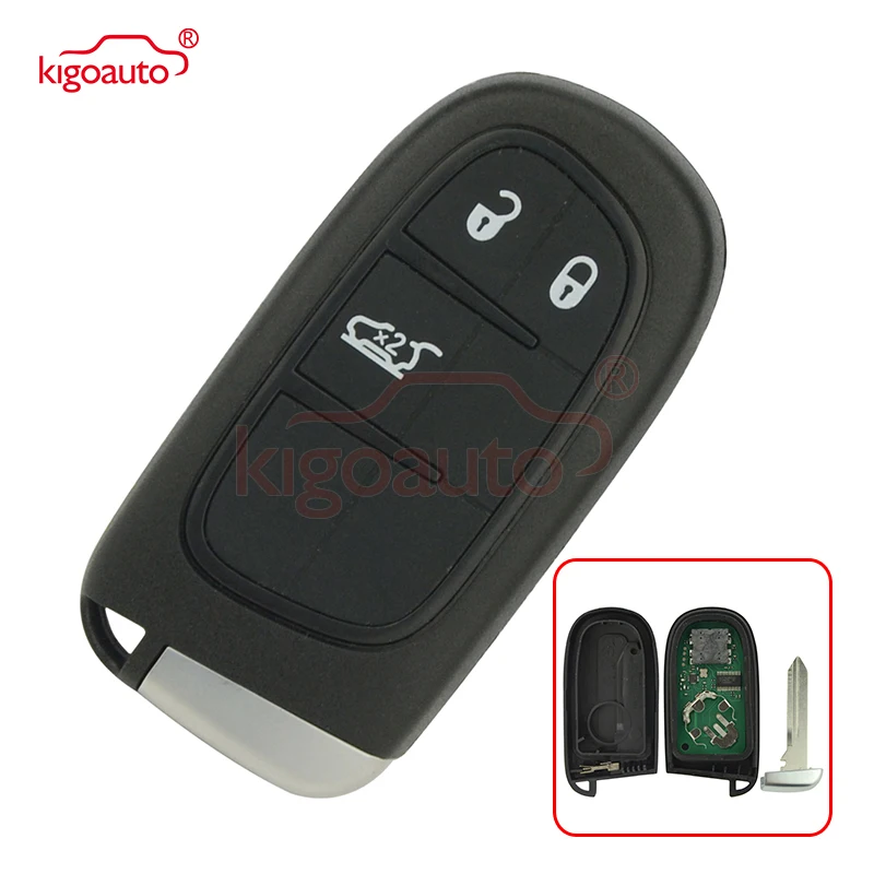 Умный Автомобильный ключ Kigoauto для Dodge chrysler Jeep cherokee 2014 2015 2016 2017 433 безключевой