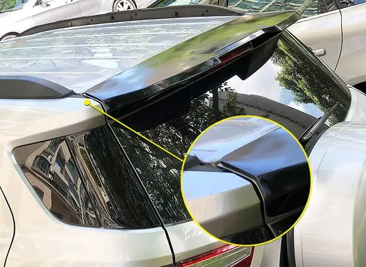 High quality ABS Paint Car Rear Wing Trunk Lip Spoiler Fits For Ford Ecosport 2013 2014 2015 2016 2017 2018 2019 BY EMS | Автомобили и