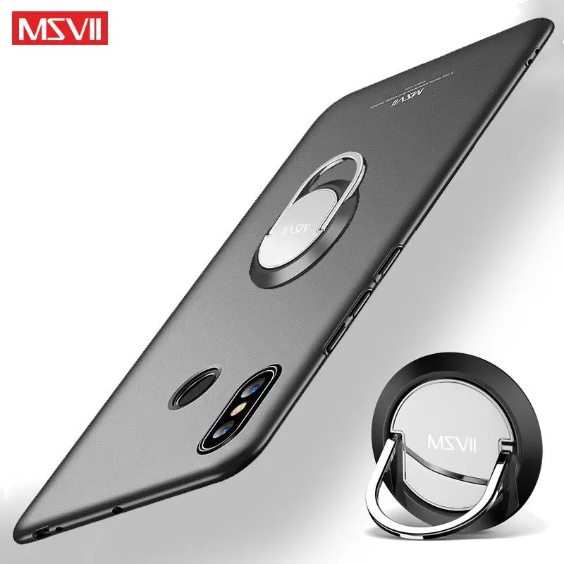 Чехол для Xiaomi Mi Max 3 2 тонкий матовый чехол MSVII Max2 Max3 жесткий с держателем задняя