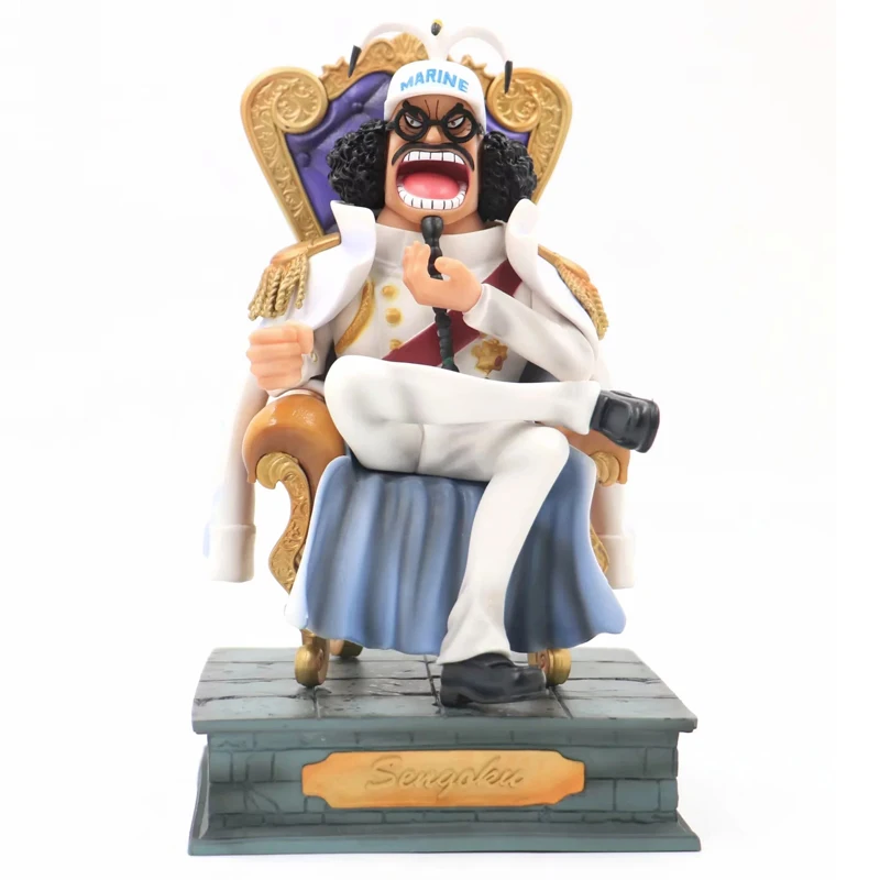 Один кусок аниме Ace Garp Sengoku Sakazuki Kuzan Borsalino Issho стул ver. Без коробки 14 23 см ПВХ фигурка