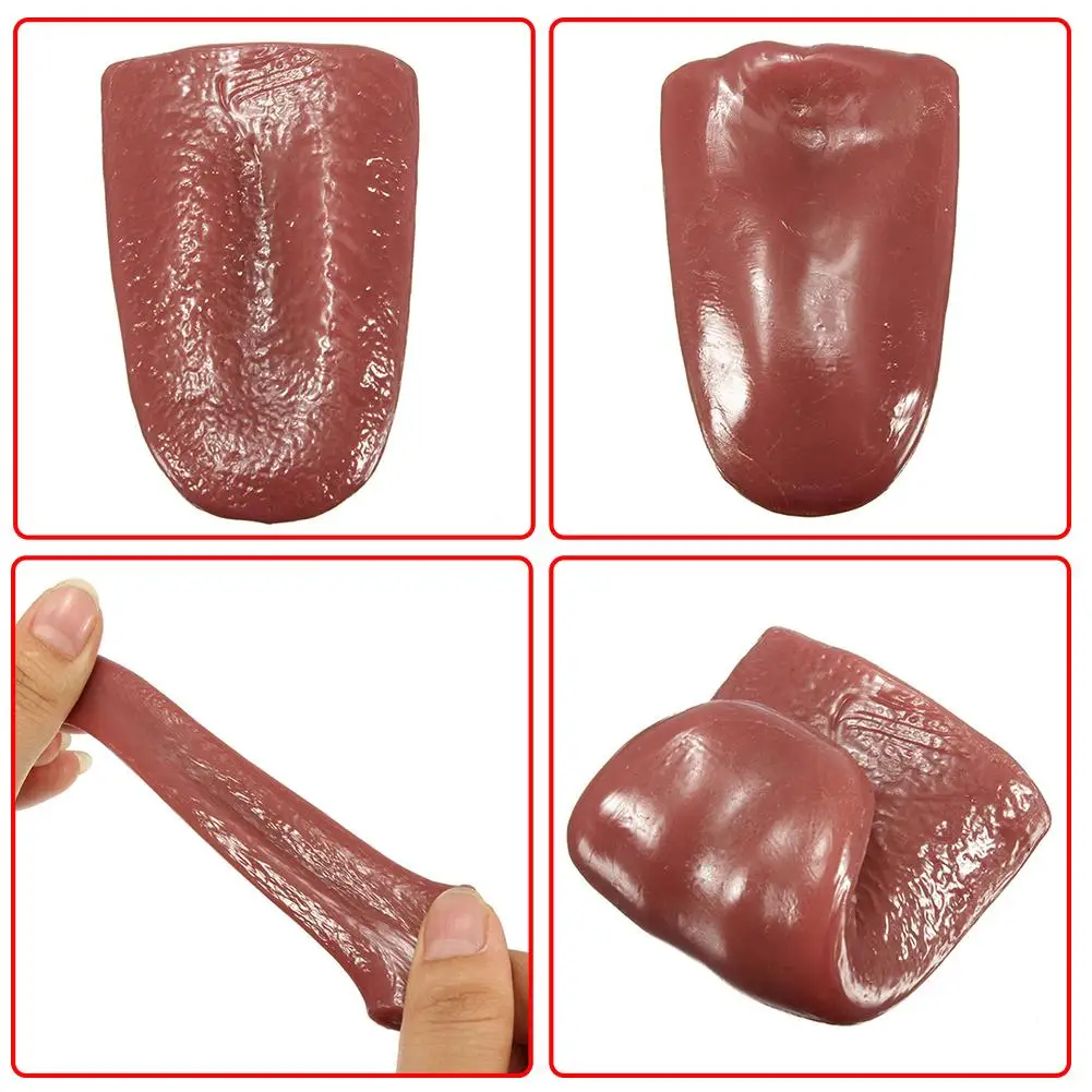 Magic Tricks Joke Toy Faded Fun slime soft Tongue Funny Gift Prank Stress Realistic Halloween Horrific Prop | Игрушки и хобби