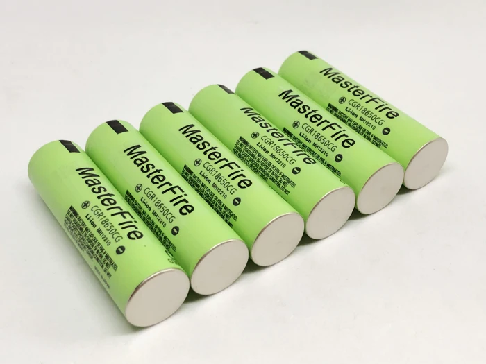 MasterFire 20PCS/LOT Original CGR18650CG 18650 3.7V 2250mAh Rechargeable Battery Lithium Batteries For Panasonic | Электроника