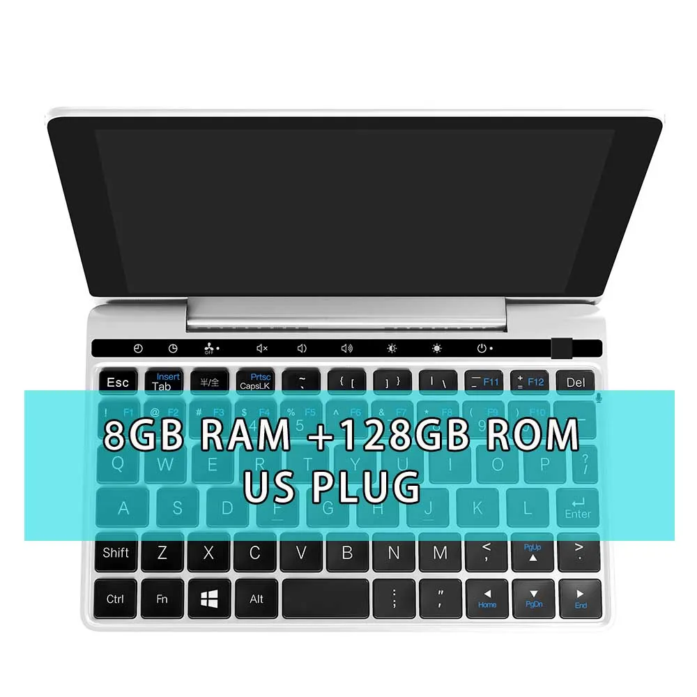 8RAM 128ROM US PLUG GPD Pocket 2 7 дюймов Мини ноутбук планшетный ПК Windows 10 64 бит ноутбук 4 ГБ/128 ГБ 2,4G& 5G WiFi BT 4,1 type-C ips сенсорный экран - Цвет: 8RAM 128ROM US PLUG
