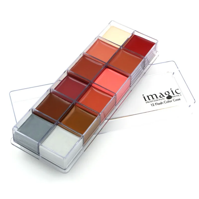 Набор для макияжа на Хэллоуин набор масляная краска лица и тела инструменты