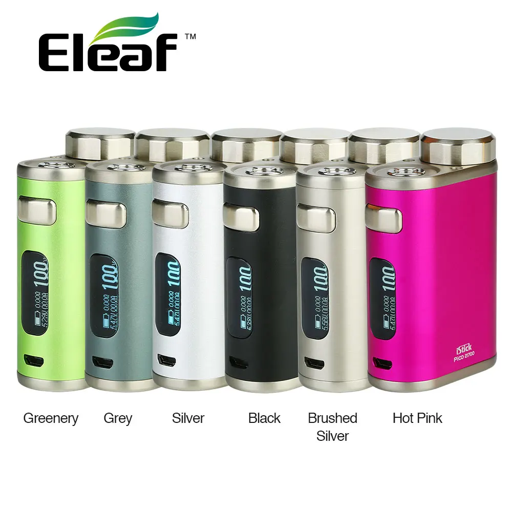 Eleaf IStick Pico 21700 TC коробка мод Мощный 100 Вт Выход с высокой производительностью VW/TC режимы нет 18650 батарея электронная сигарета коробка мод