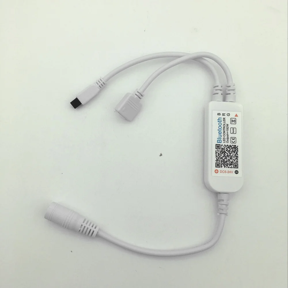DC5 24V RGB RGBW световая панель Bluetooth LED контроллер струнная музыка ИК пульт диммер 3