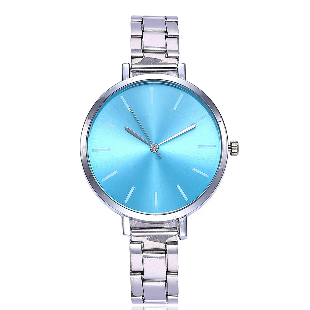 Sky Blue Relogio Feminino Модные женские повседневные часы Роскошные Аналоговые кварцевые наручные часы Роскошные Montre Femme saat Reloj Mujer - Цвет: Sky Blue