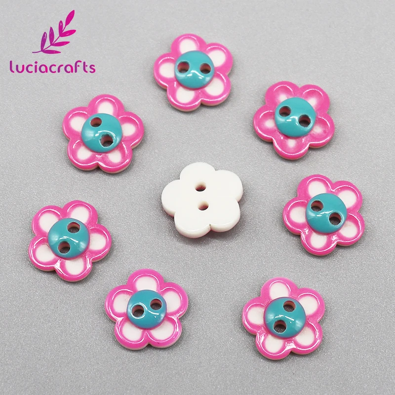 12 шт./48 шт. пуговицы с двумя отверстиями мм|buttons resin|flower buttonssewing diy |