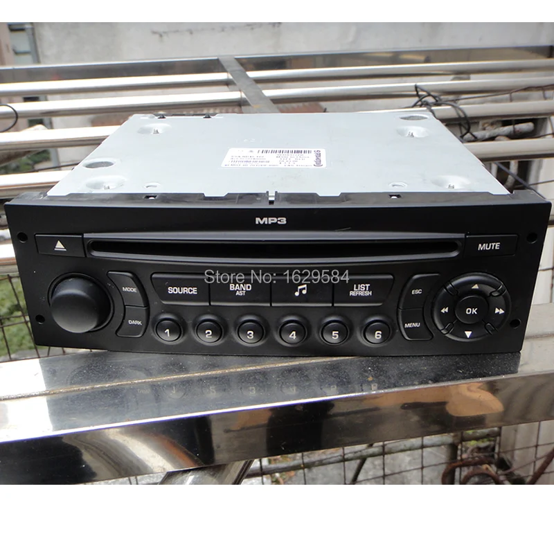 Подлинная RD45 Автомагнитола USB Bluetooth Aux для peugeot 206 207 307 308 для Citroen C2 C3 C4 C5