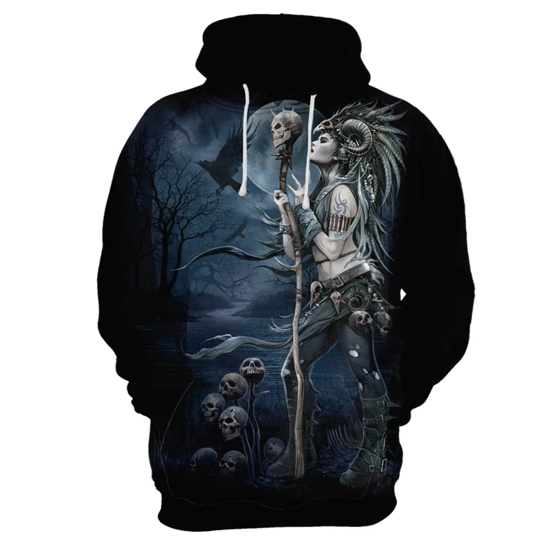 One Piece Skull Hoodie Hoodies Men Women 2019 New Fashion Hip Hop Pullover Sweatshirts Sweat Homme 3D Hoody Tops | Мужская одежда