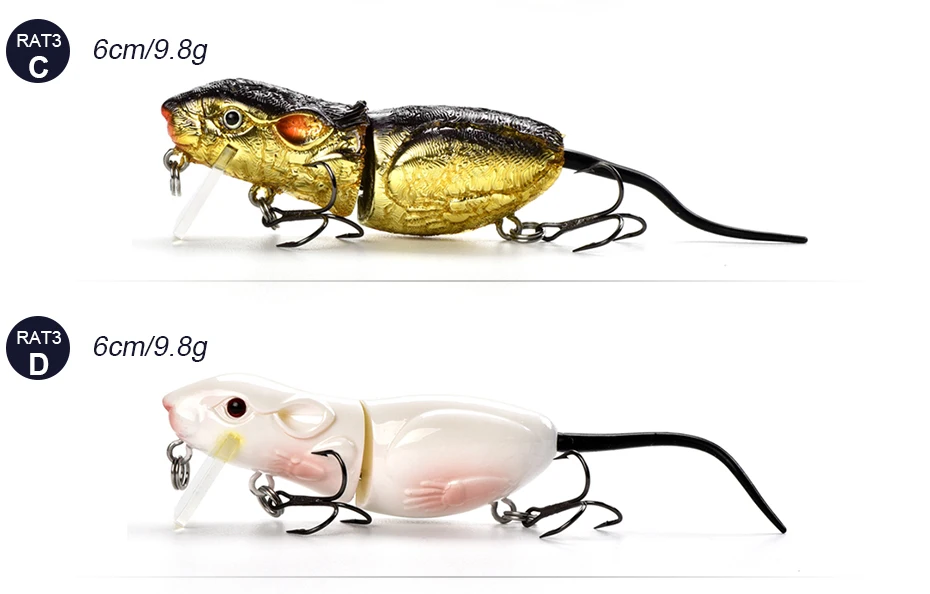 1 шт. Рыбалка приманки реалистичные Мышь Crankbait яркие Плавание приманки 9 см 20,5 г 3D глаза реалистичные приманки воблер снасти Рыбалка кремния