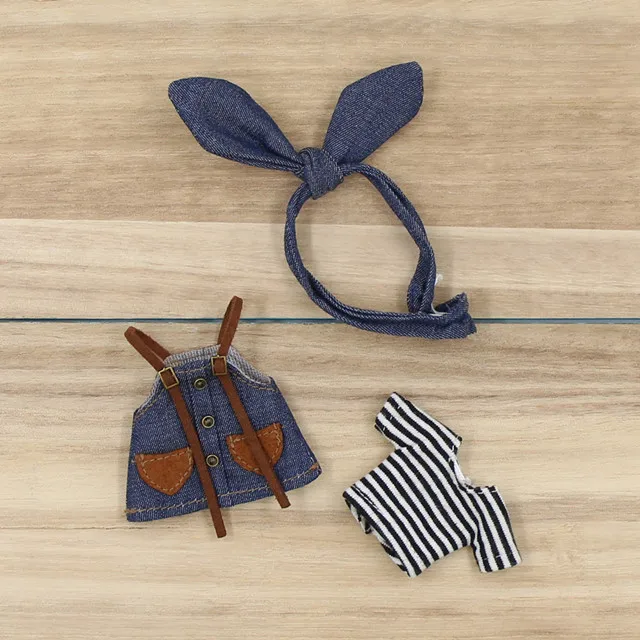 suit 1/8 BJD кукольная одежда Ковбойское платье на бретельках и повязка на голову для 1/8 20 см кукла Додо - Цвет: suit