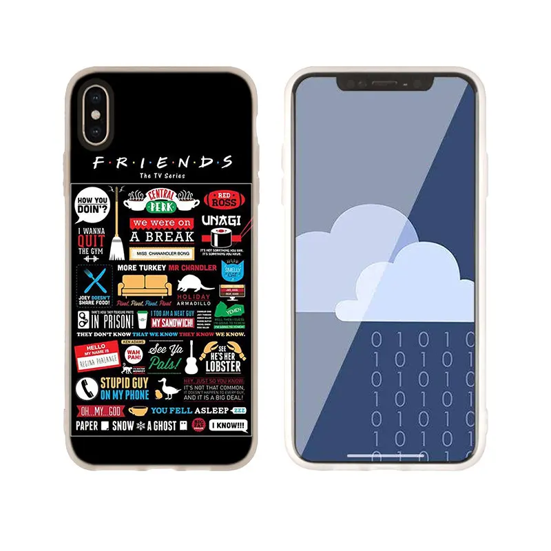 Чехол Perk coffee friends tv для iphone XS 11 Pro Max XR X 10, чехлы для телефонов iphone 7 8 Plus 6s 5 4s - Цвет: picture 08