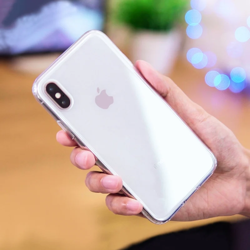 ТПУ бампер акриловый прозрачный жесткий чехол для телефона iPhone 11 Pro 12 Max Xs XR X 8 7 Plus